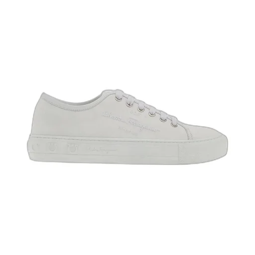 Logo Embossed Low-Top Sneakers