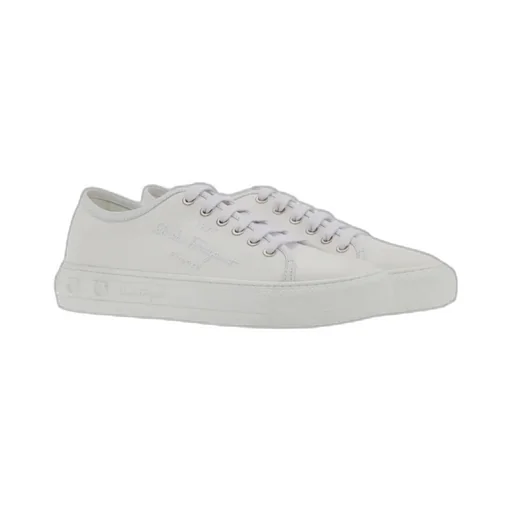 Logo Embossed Low-Top Sneakers
