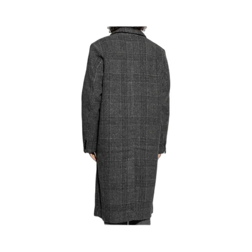 Checked Wool Coat