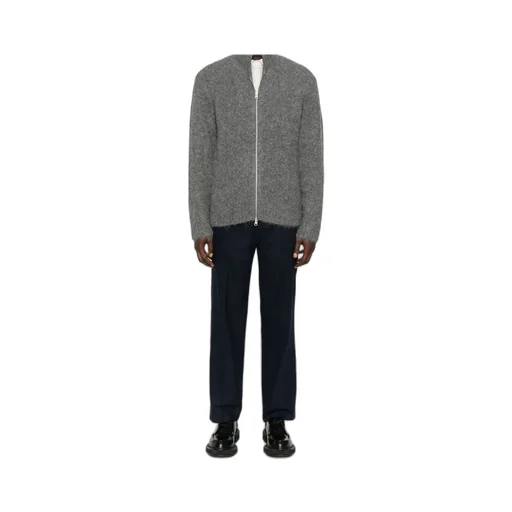 Zipper Long-Sleeved Sweater