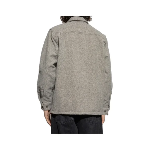 Button-Fastening Overshirt