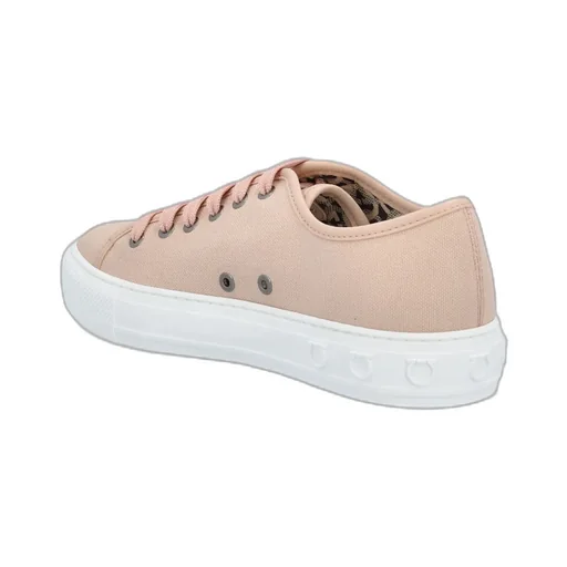 Logo Embossed Lace-Up Sneakers