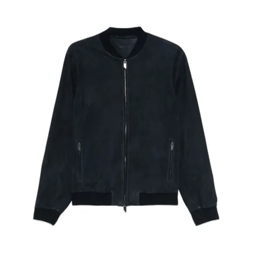 Suede Bomber Jacket