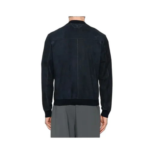 Suede Bomber Jacket
