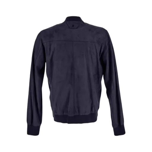 Long-Sleeved Leather Jacket