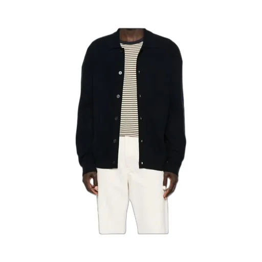 Button Long-Sleeved Sweater