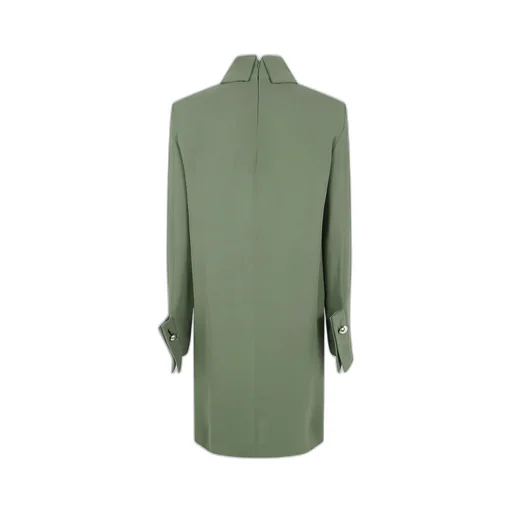 Lapel Long-Sleeved Dress
