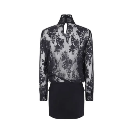 Lace Long-Sleeved Dress