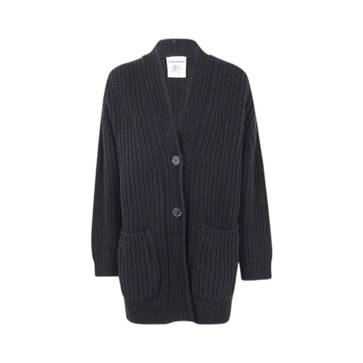 Drop-Shoulder Cardigan