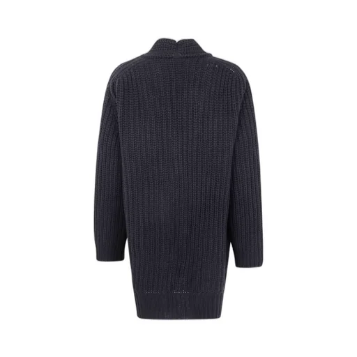 Drop-Shoulder Cardigan