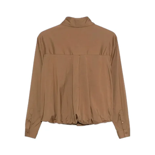 Pleated Poplin Shirt