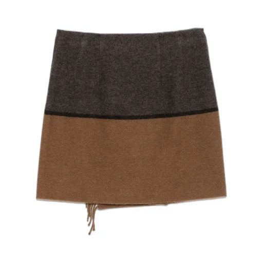 Safety-Pin Fringed Skirt