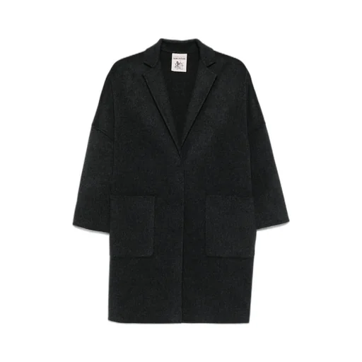 Patch-Pocket Wool Coat