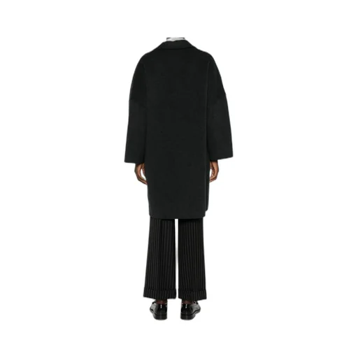 Patch-Pocket Wool Coat