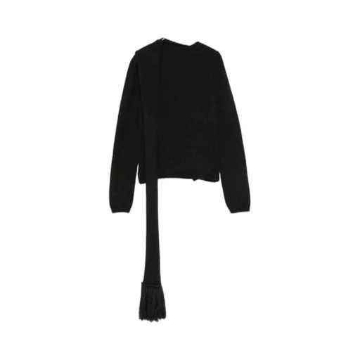 Asymmetric Button-Down Sweater