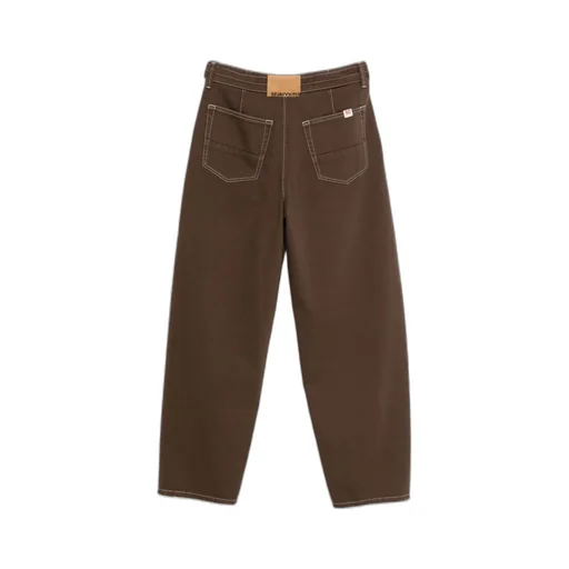 Denim Trousers With Belt Loops