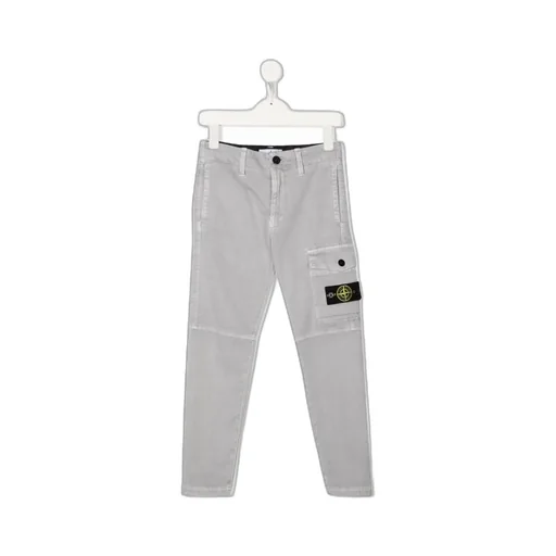 Teen Logo-Patch Straight-Leg Trousers