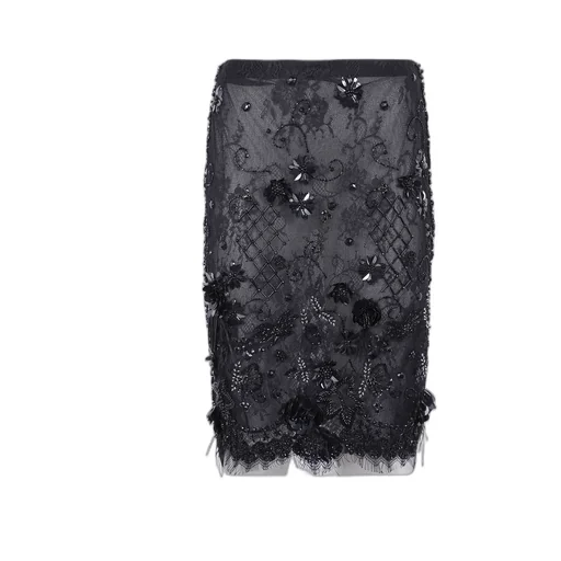 Dulcina Beaded Lace Midi Skirt