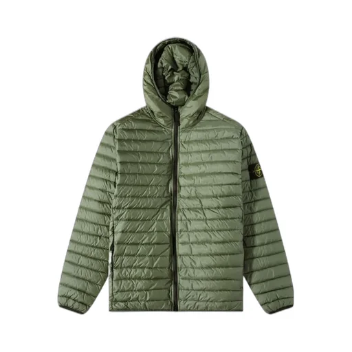 Compass-Patch Puffer Jacket