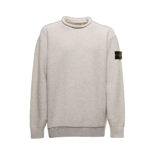 Compass-Patch Roll-Neck Jumper