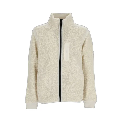 Logo Embroidered Zipped Fleece Jacket