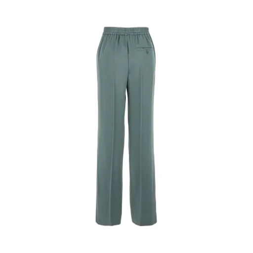 Elastic Waist Pleated Pants