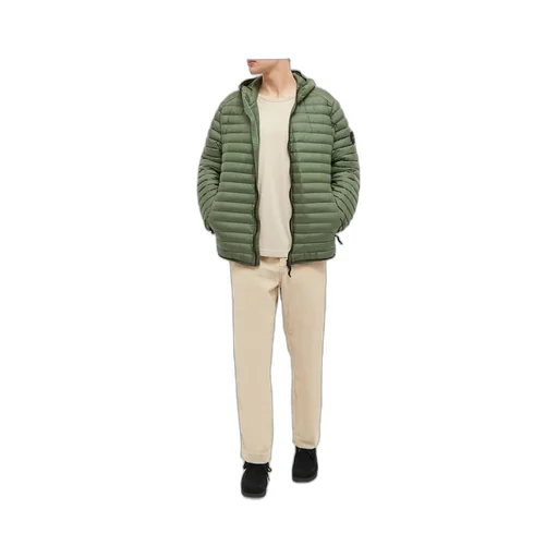 Compass-Patch Puffer Jacket