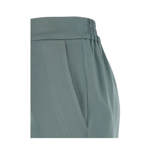 Elastic Waist Pleated Pants