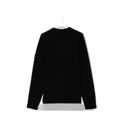 Compass-Motif Cotton Jumper