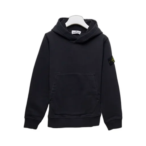 Logo Patch Long-Sleeved Hoodie