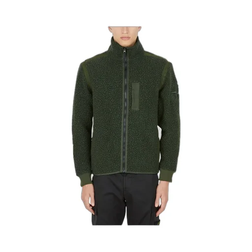 High-Necked Zipper Casual Jacket
