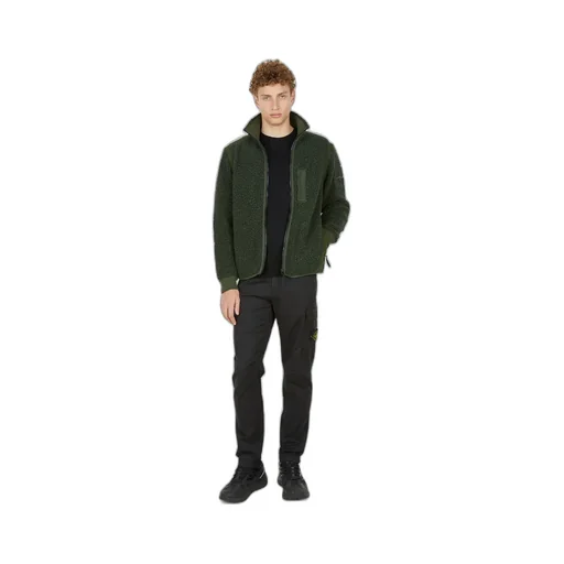 High-Necked Zipper Casual Jacket