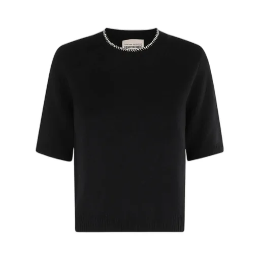 Crew Neck Ribbed Sweater