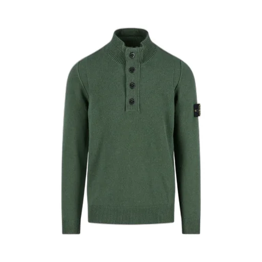 Logo-Patch Crew-Neck Jumper