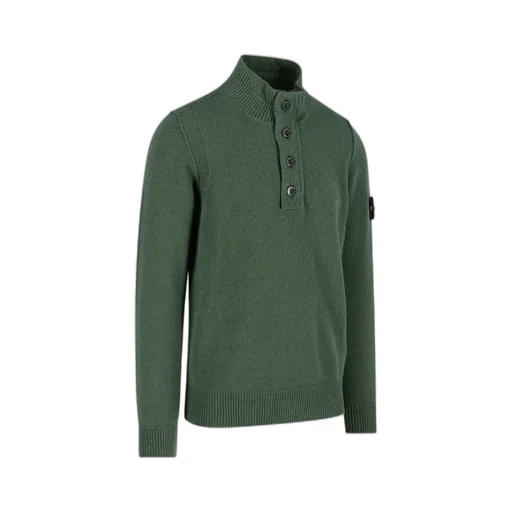 Logo-Patch Crew-Neck Jumper
