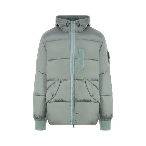 Compass Logo-Patch Padded Jacket