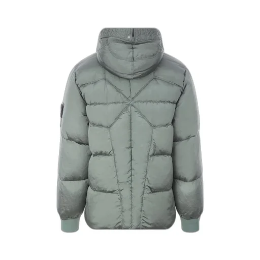 Compass Logo-Patch Padded Jacket