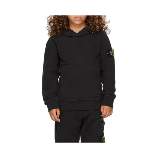 Logo Patch Long-Sleeved Hoodie