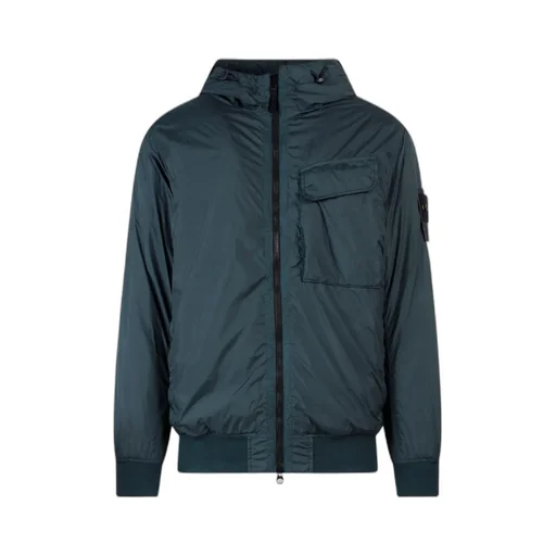 Logo-Patch Zipped Jacket