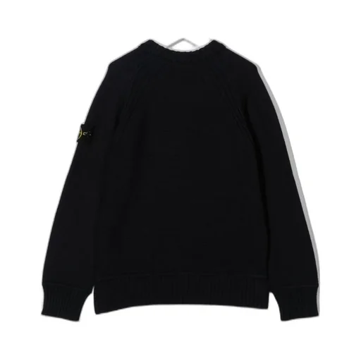 Logo-Patch Crew-Neck Jumper