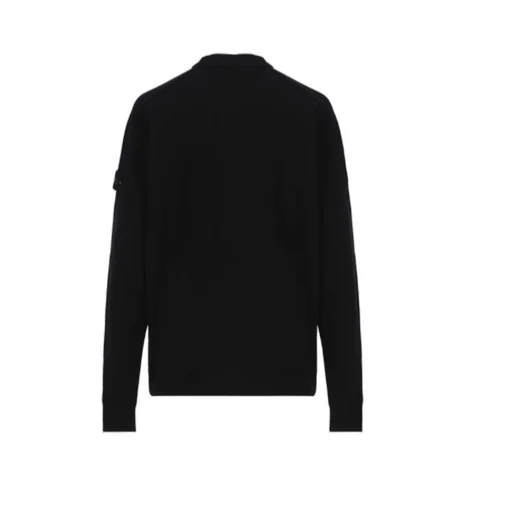 Compass-Patch Knit Jumper