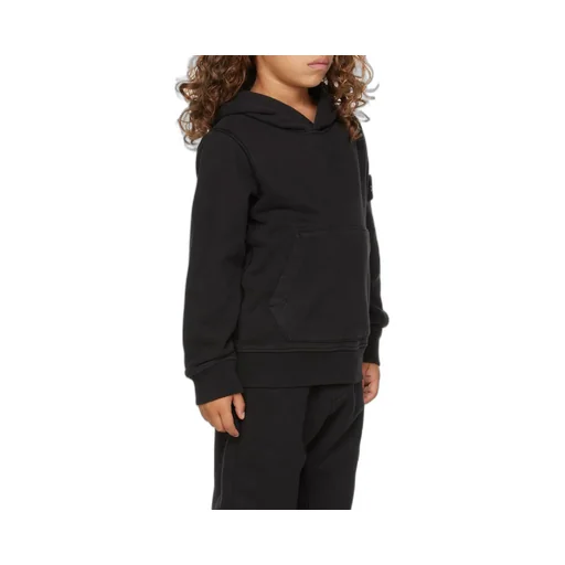 Logo Patch Long-Sleeved Hoodie