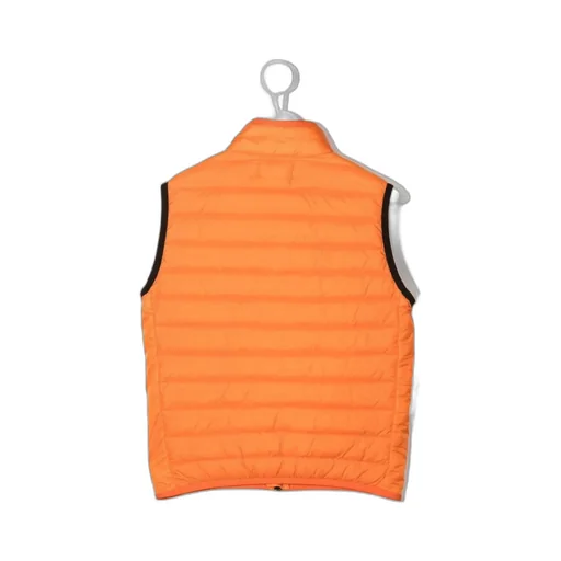 Junior Chest Logo-Patch Zipped Gilet
