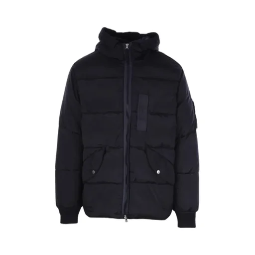 Compass Logo-Patch Padded Jacket
