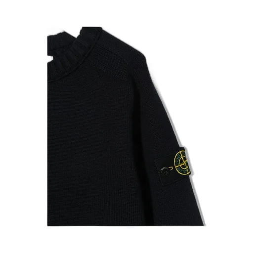 Logo-Patch Crew-Neck Jumper