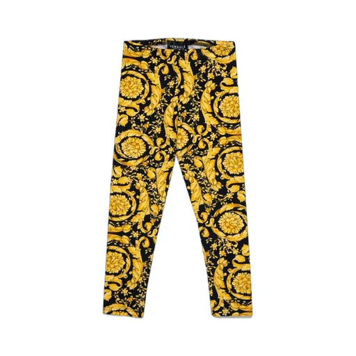 Barocco Printed Slim-Cut Leggings