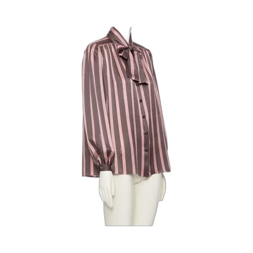 Striped Button-Up Top