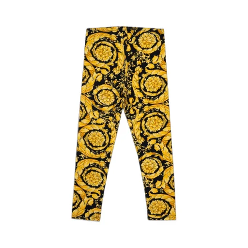 Barocco Printed Slim-Cut Leggings