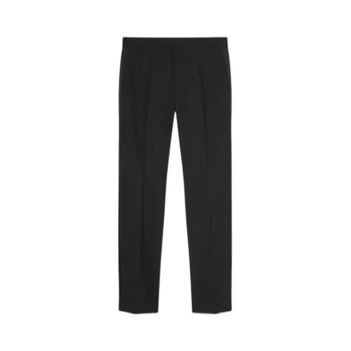 Logo-Appliqué Tapered-Leg Chino Trousers