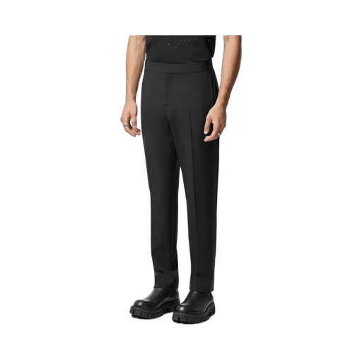 Logo-Appliqué Tapered-Leg Chino Trousers